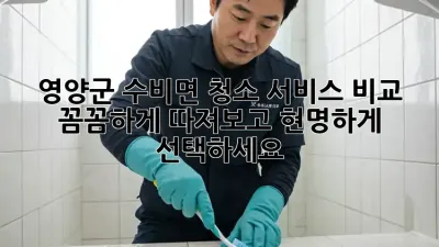 영양군 수비면 청소 서비스 비교: 꼼꼼하게 따져보고 현명하게 선택하세요!